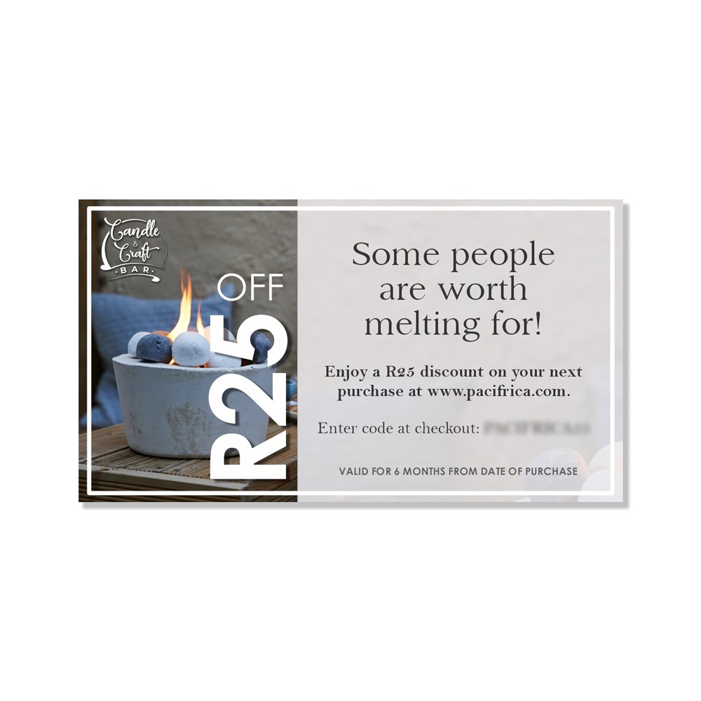 Gift Card - Candle and Craft Bar - PGC25F