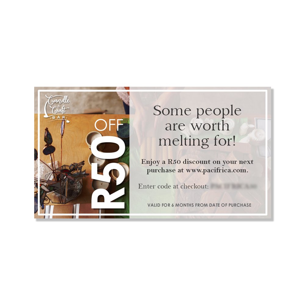 Gift Card - Candle and Craft Bar - PGC25F