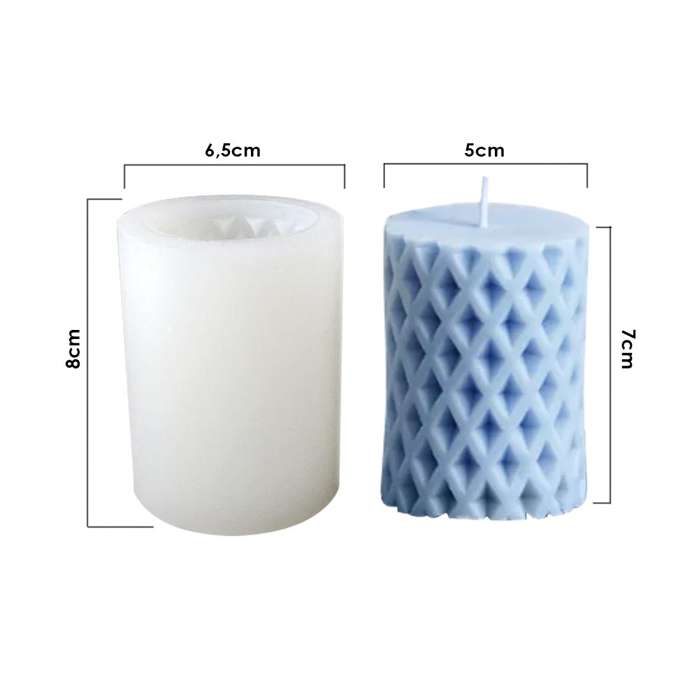 3D Silicone Candle Mold #8 - Pacifrica - CM3D8