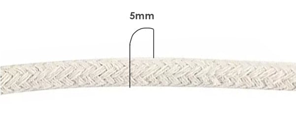 Candle Wick, Unwaxed - 5m - Pacifrica - PCW5MM5M