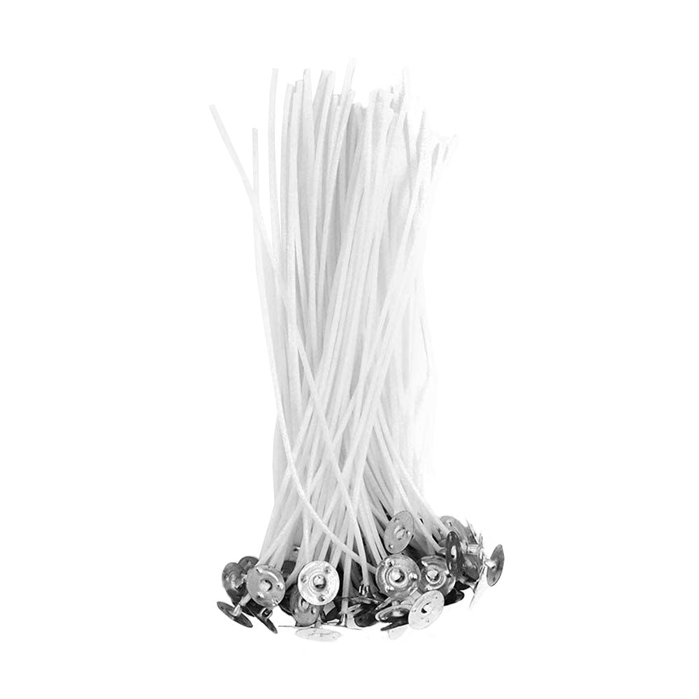 Direct Candle Supply 6 Pre Waxed Cotton Wicks 100pk for Candle Making - 100% Cotton Wick Made in USA Direct Candle Supply 6 Pre Waxed Cotton Wicks 100pk for Candle Making - 100% Cotton Wick Made in USA
