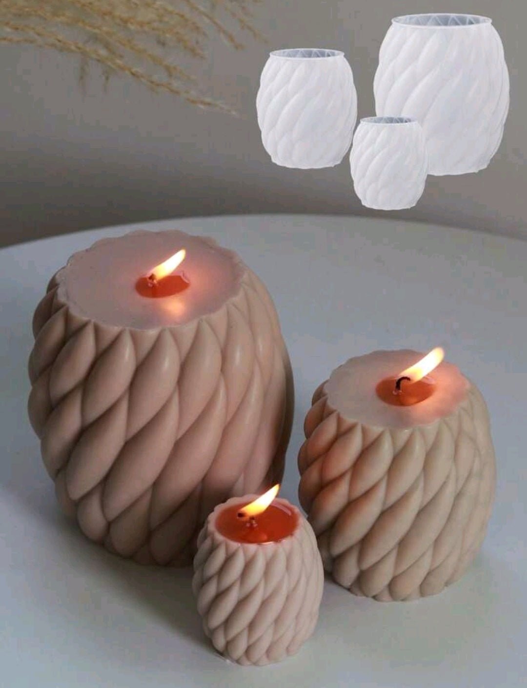 Silicone Mold Rotating Raindrops Large - Pacifrica -