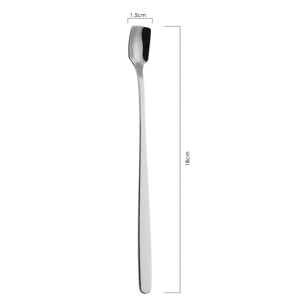 Silver Longer Handle Stirring Spoon - Pacifrica - SLHSS175