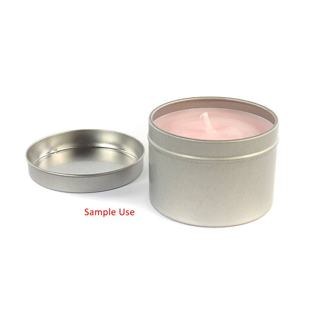 Tin Cup with lid - Silver - Pacifrica - TINCUP300