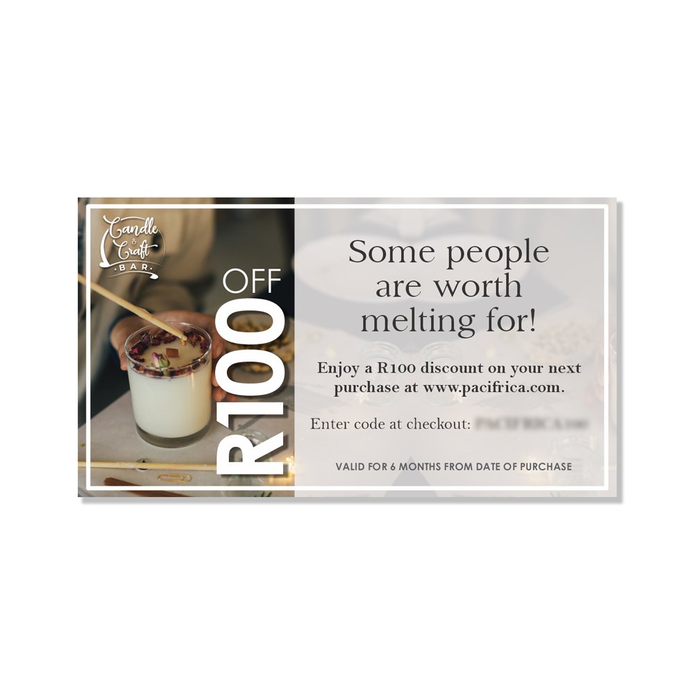 Gift Card - Candle and Craft Bar - PGC100F