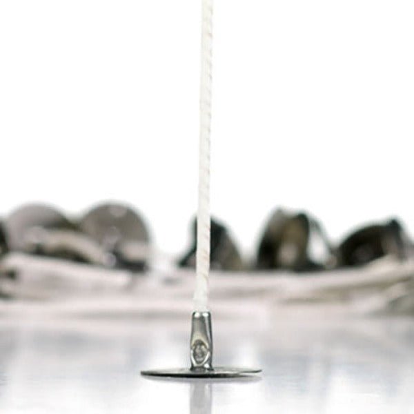 Pre - Waxed & Tabbed Candle Wicks - 1.5mm x 20cm - 100 Piece - Candle and Craft Bar - CW20P100K