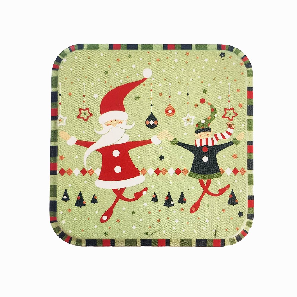 Tin Cup with lid - Christmas Elves - Pacifrica -