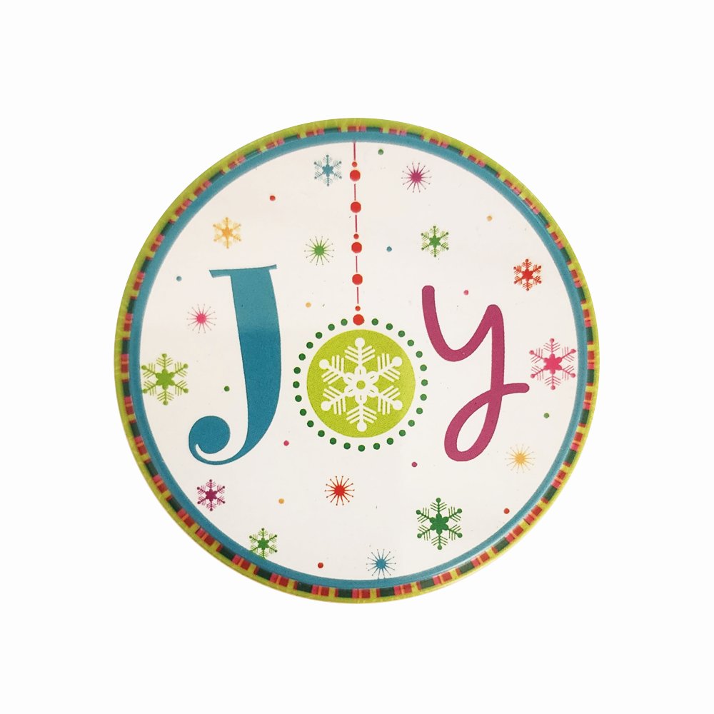 Tin Cup with lid - Christmas Joy - Pacifrica -